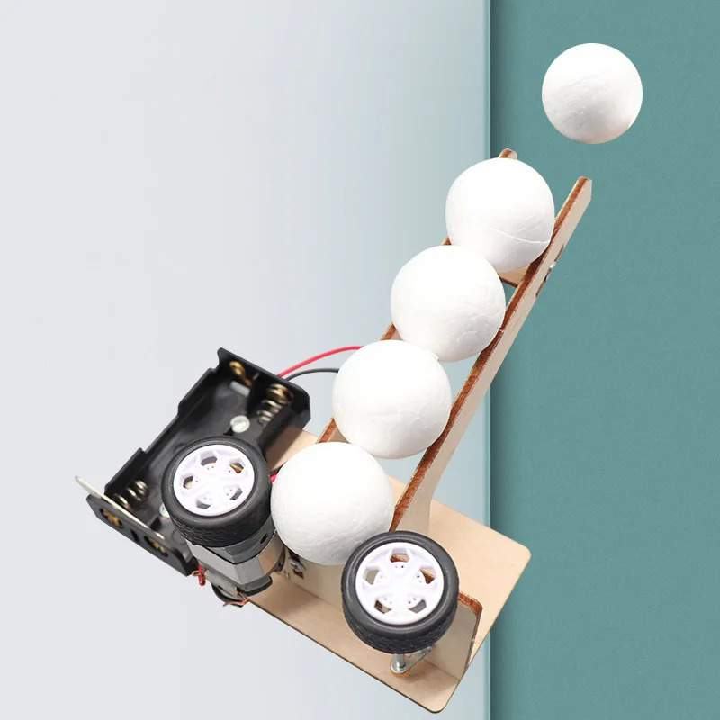 Science Project - Kits de máquina lanzapelotas eléctrica, juguetes