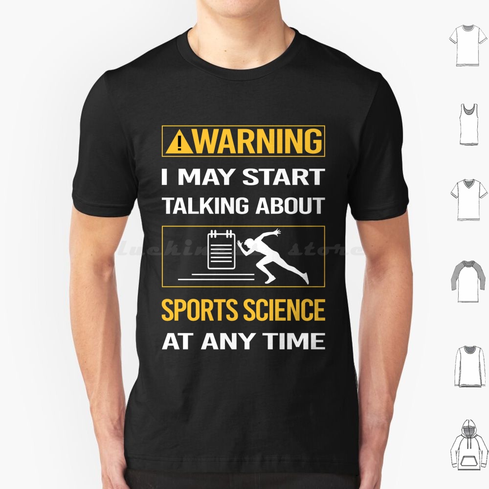 Science And Hobby - Divertida advertencia deportes ciencia camiseta algodón