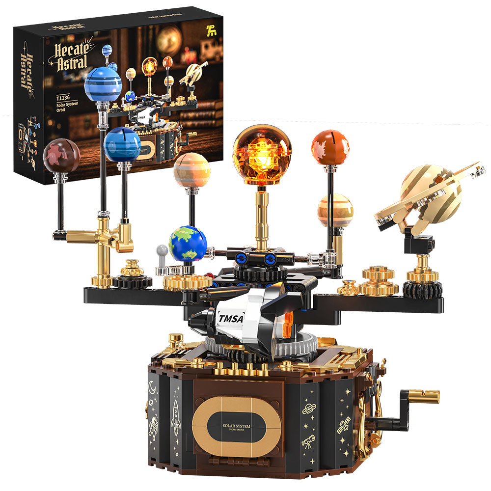 Solar System Orrery - Sistema Solar Técnico, Bloques de Construcción