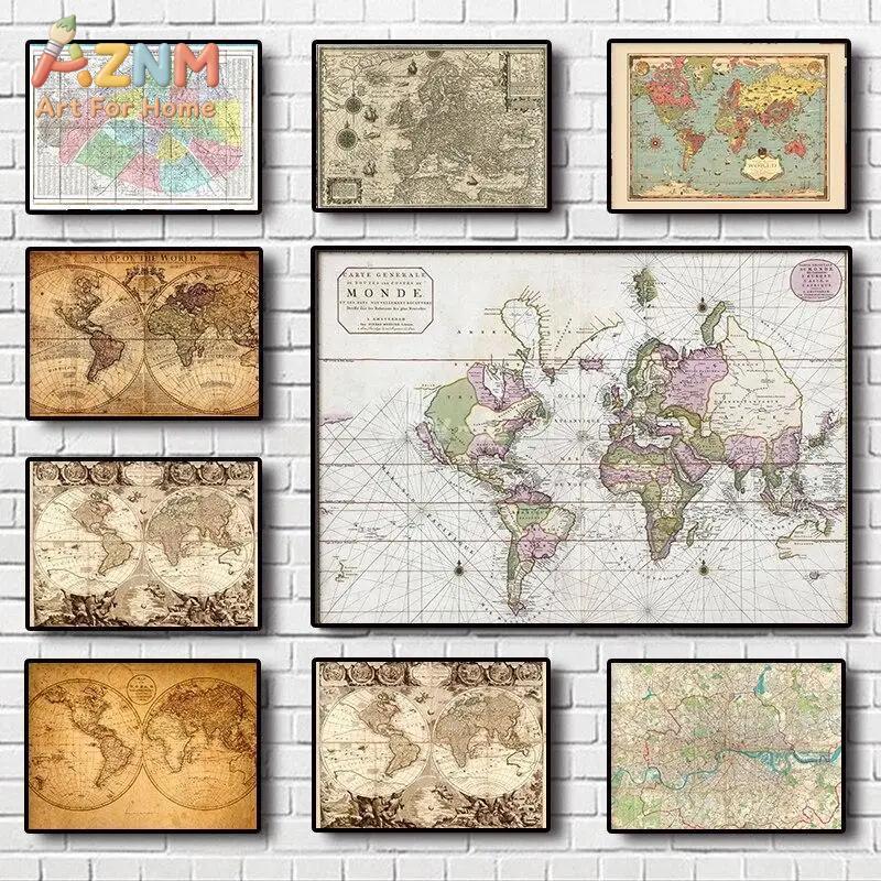 Star Map Poster - Impresión en Lienzo de Mapa del
