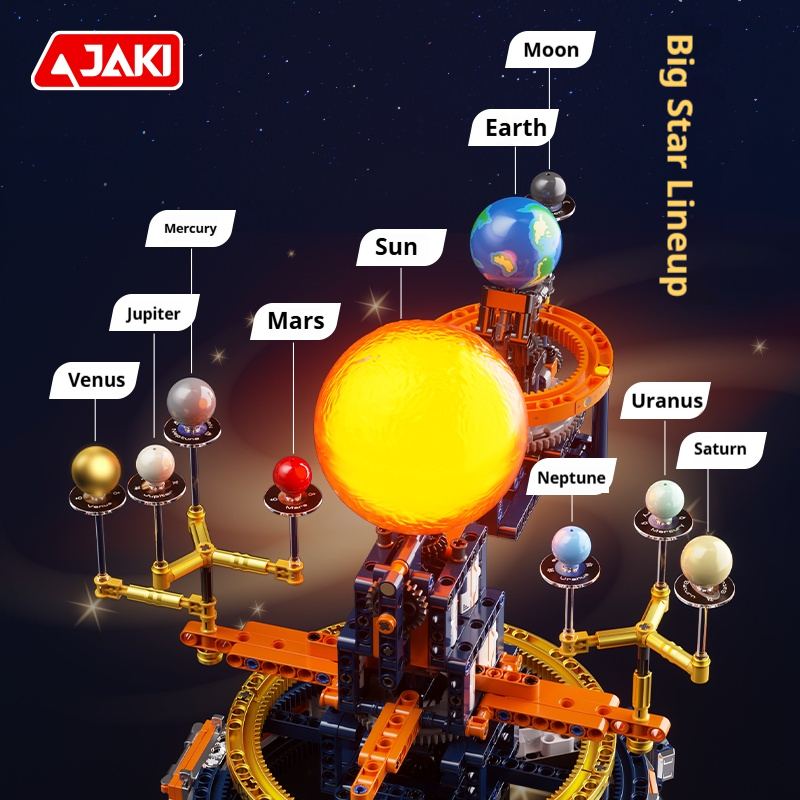 CK008 tendencia espacial Play  - Solar System Orrery reseña y precio