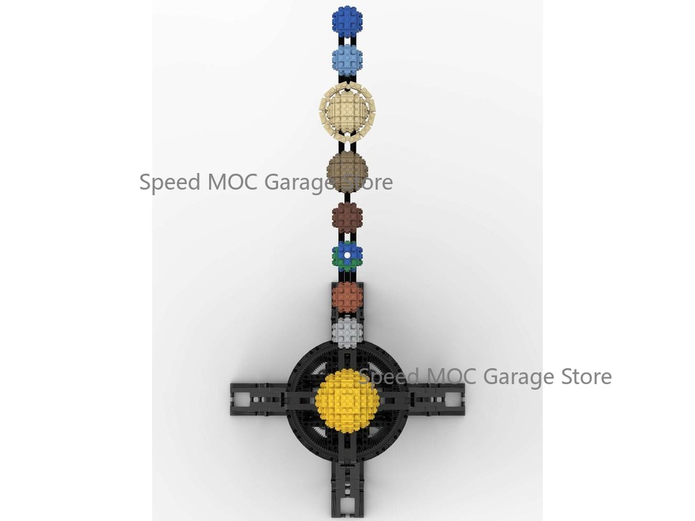 MOC-38774 Sistema Solar Mecáni - Solar System Orrery reseña y precio