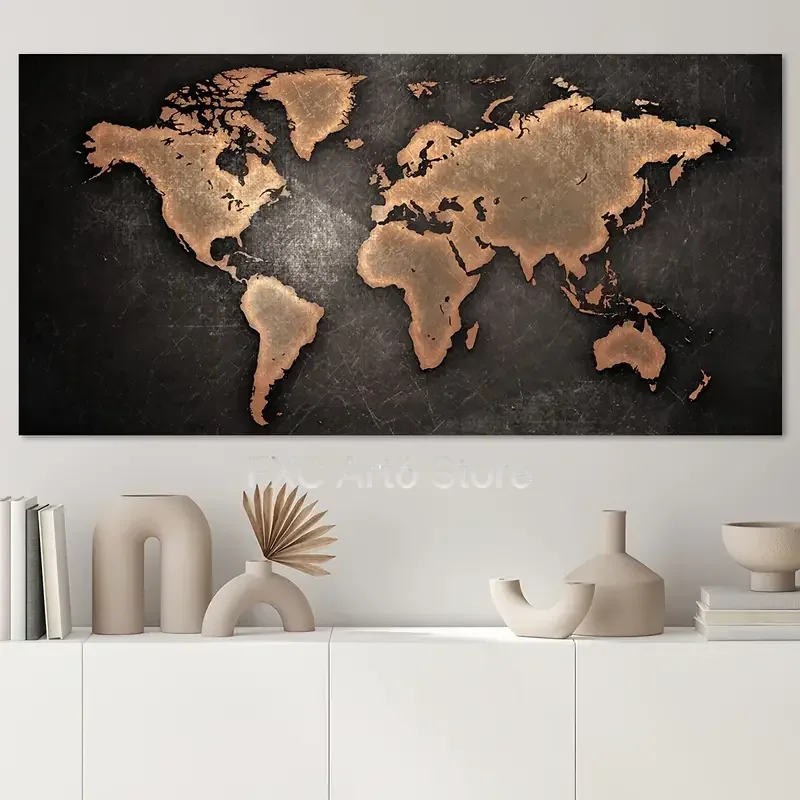 1 póster de lienzo sin marco,  - Star Map Poster reseña y precio