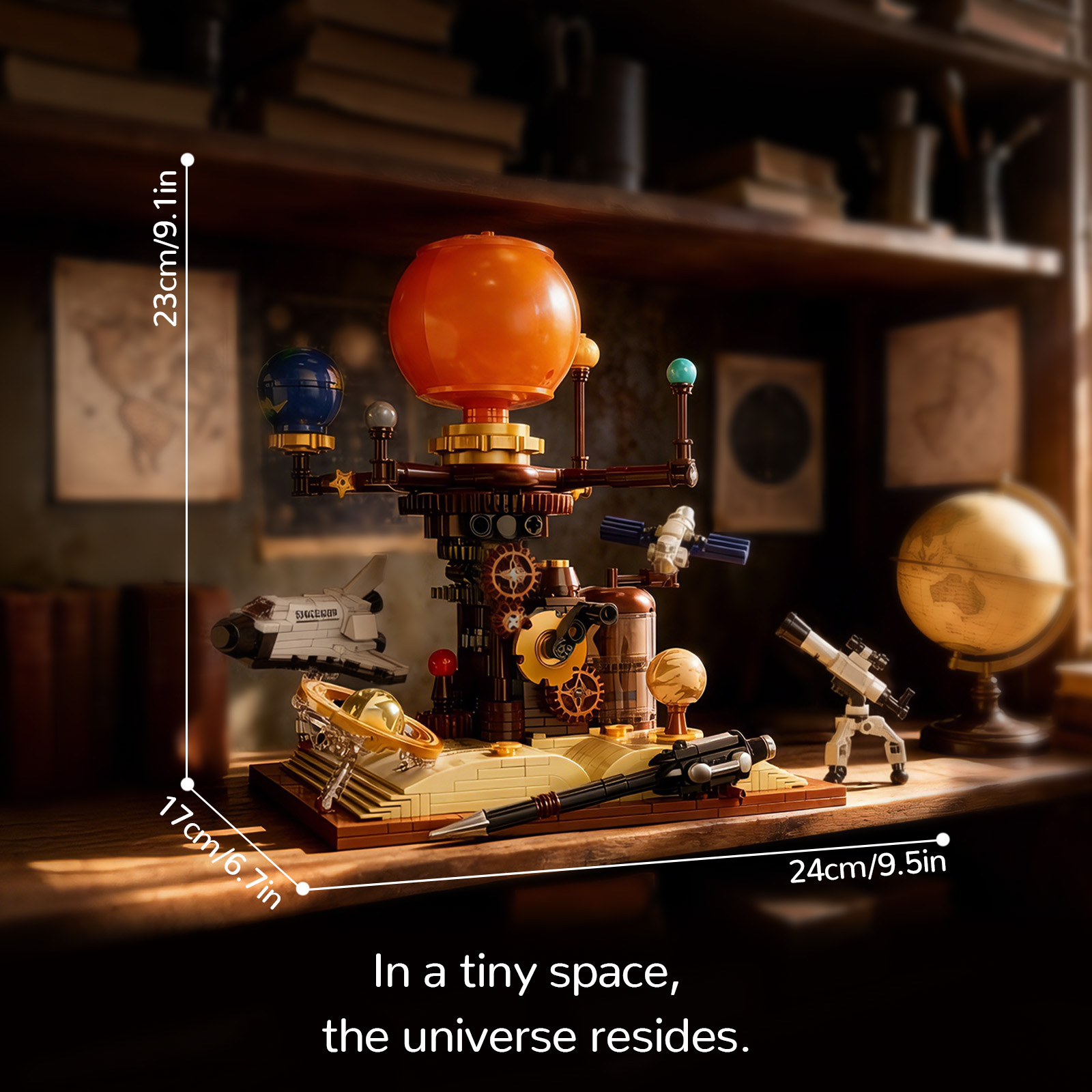 Modelo del Sistema Solar, Bloq - Solar System Orrery reseña y precio